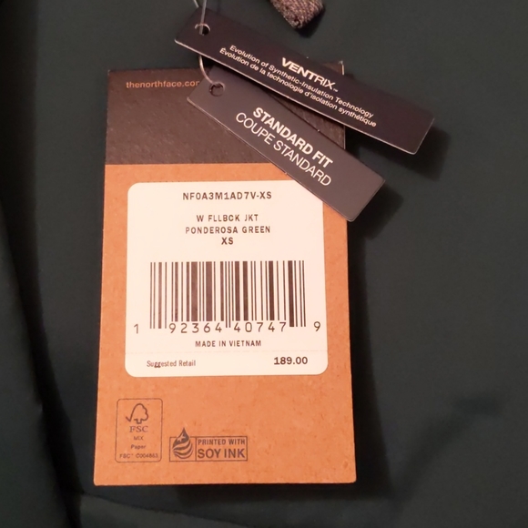 Women's XS North Face Fallback Hooded Jack… - Picture 6 of 6